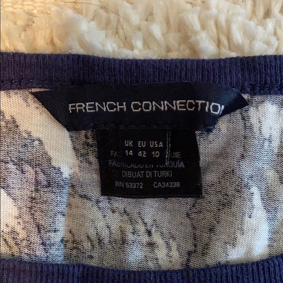 French Connection abstract leopard print dress - Picture 2 of 3